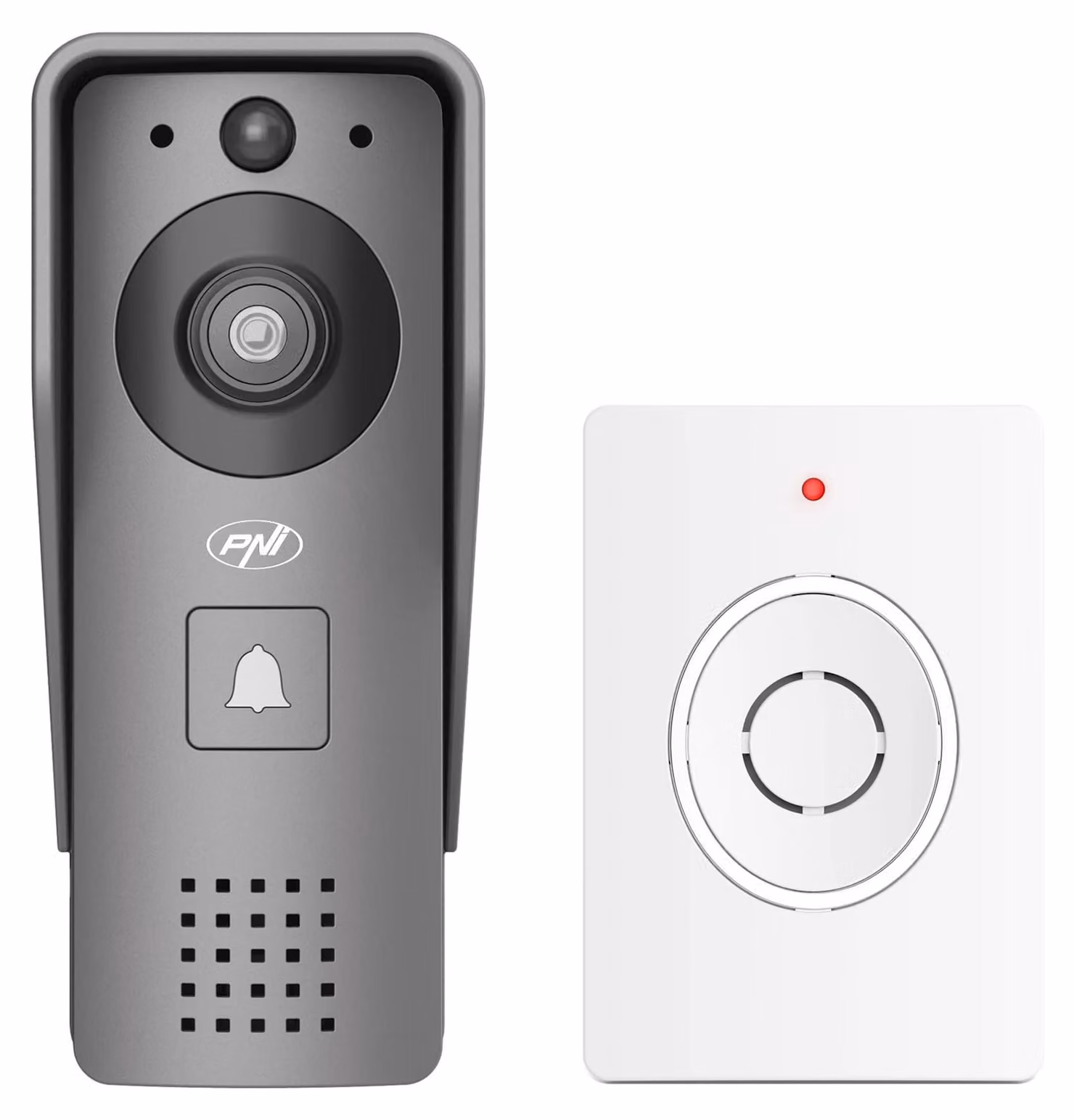 Sistema di videosorveglianza intelligente PNI House 910 WiFi HD, con tecnologia P2P e controllo serratura elettrica