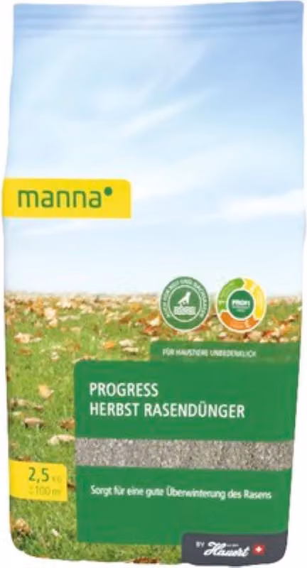 Manna Progress Concime autunnale per prati 2,5 kg per 100 m²