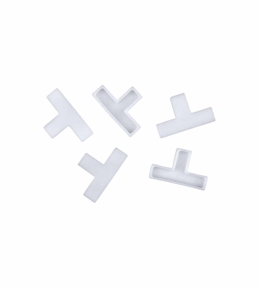 Distanziatori a "T" per piastrelle 4,0 mm. 250 pz.