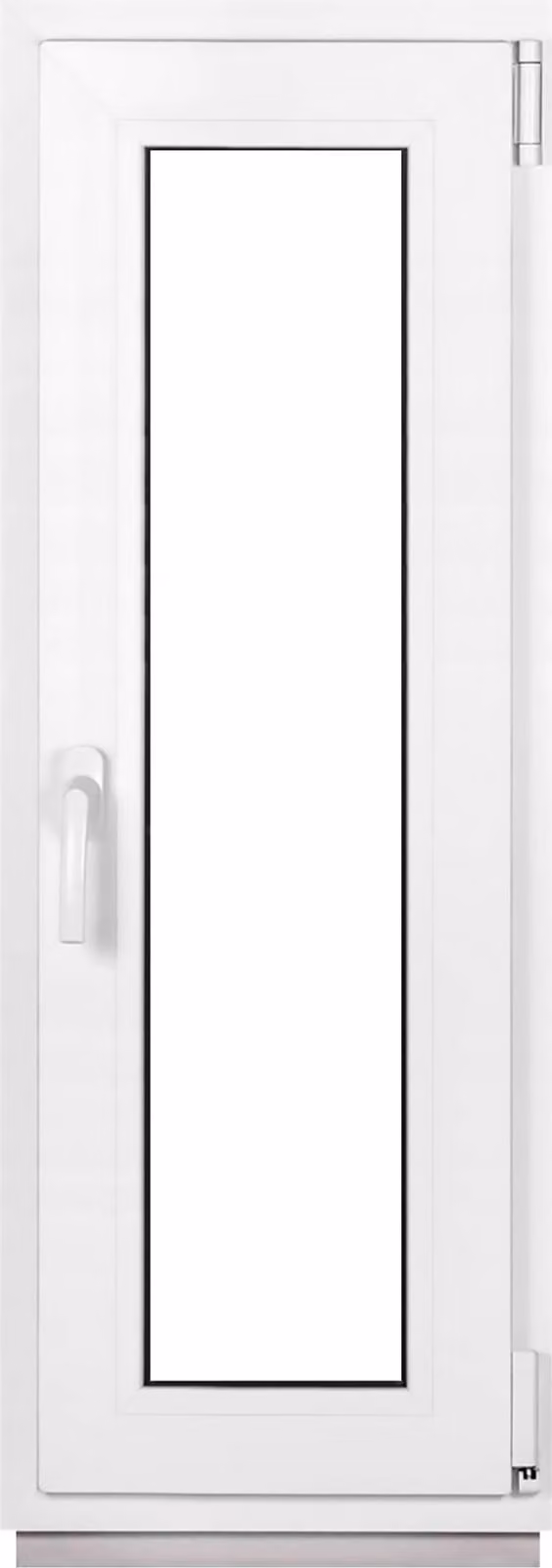 Finestre per cantina Framex Finestre in PVC bianche Larghezza x altezza 40 x 120 cm (400 x 1200 mm) doppia (32 mm) rotazione/inclinazione DIN destra - Premium - Tutte le misure