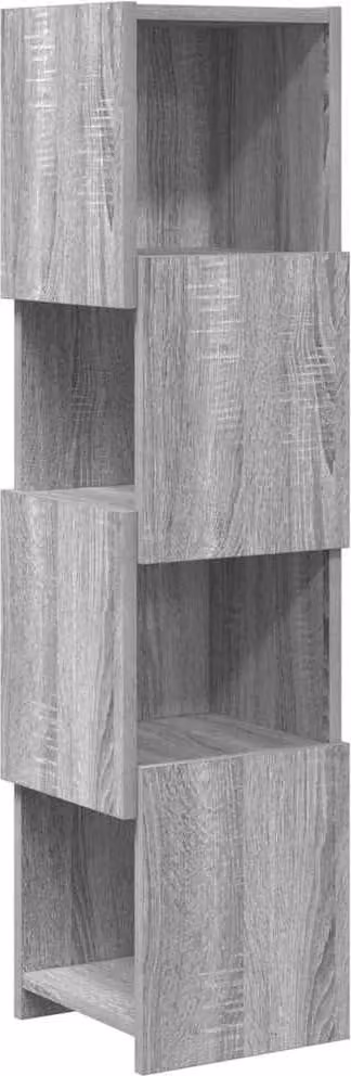 Mobile angolare Grigio Sonoma 25,5x25x102cm Legno multistrato