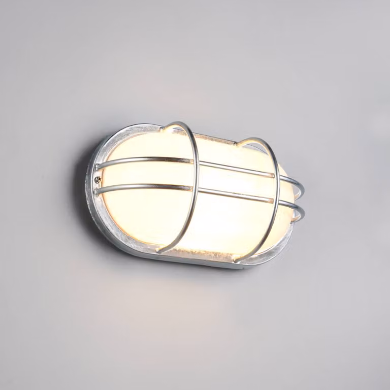 Trio Lighting Applique da esterni Tumen, dimmerabile, Alluminio / Grigio / Zincato, Metallo, Applique da esterni