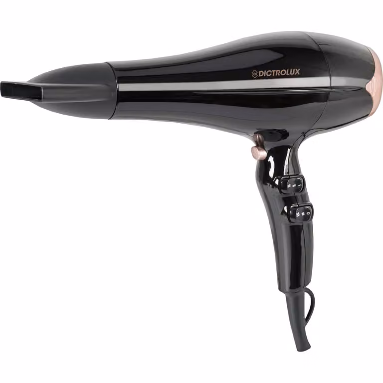 Asciugacapelli Phon DICTROLUX 2200 Watt Gold Glossy e Black L/P/H: 28,0 x 24,5 x 10,0 cm