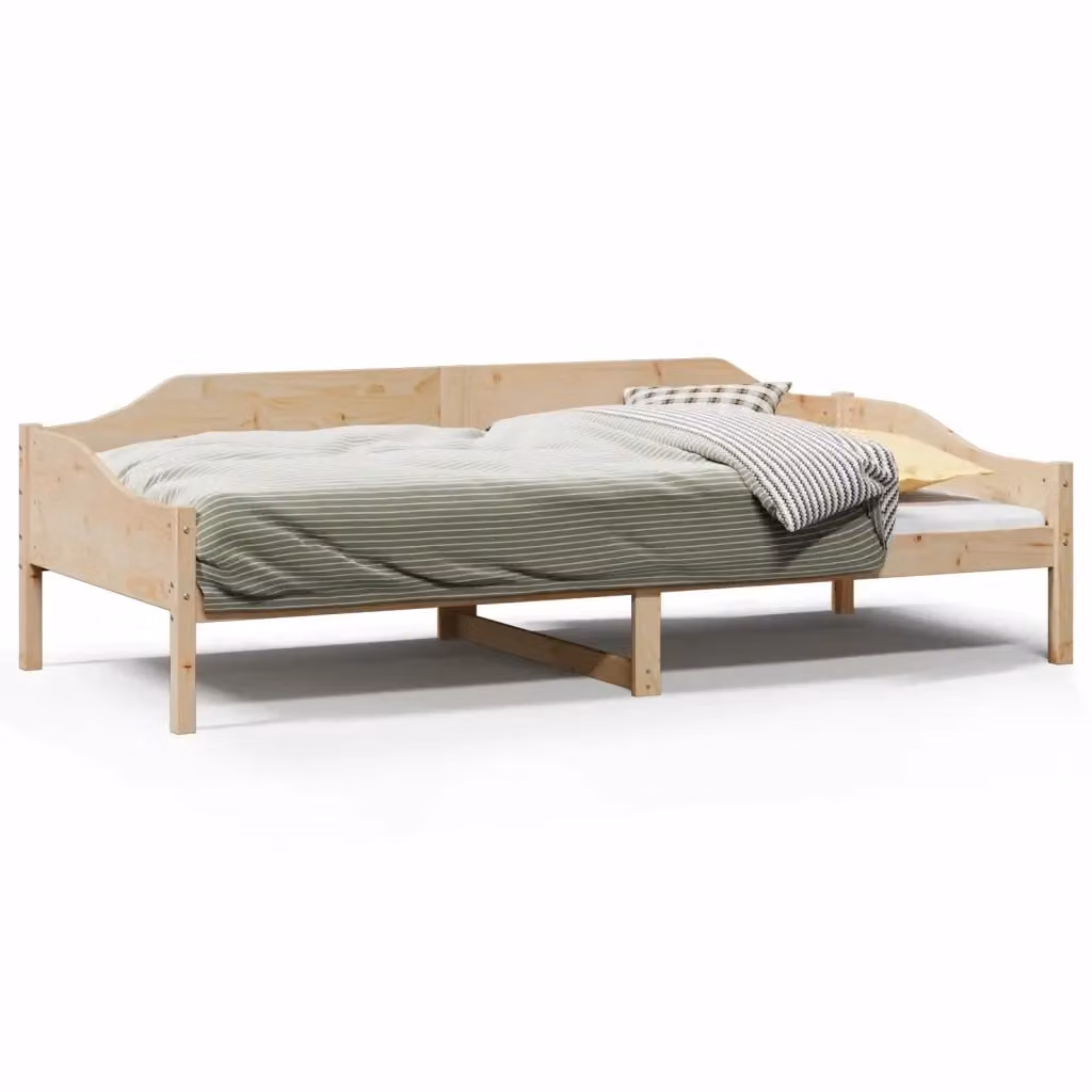 Struttura Letto Design Mania in Legno Massello di Pino Naturale L/P/H: 90 x 190 x 97 cm – 2