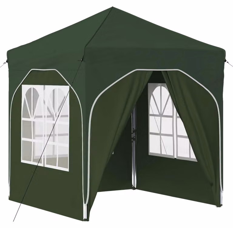 Tenda per feste a pop-up 192 x 192 x 245 cm Verde