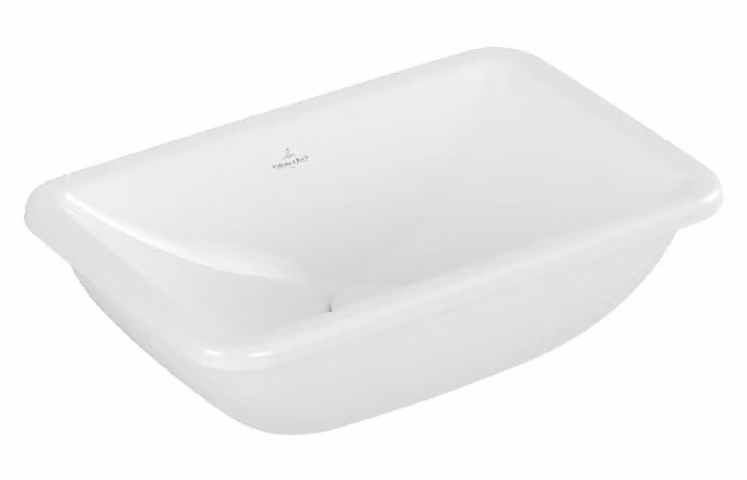 Villeroy & Boch Loop&Friends - Lavabo da incasso, 450x280 mm, con sfioratore, bianco alpino 4A560001