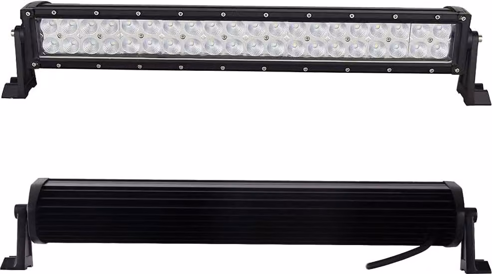 Greenmigo Faro da lavoro a LED da 120 W, bianco, 12 V/24 V, proiettore, riflettore, barra luminosa, faro da lavoro, luce da lavoro, lampada da lavoro fuoristrada per trattori