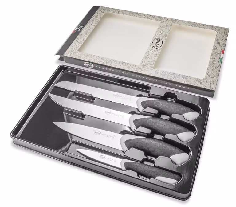Confezione di 4 coltelli linea Sakura di Sanelli