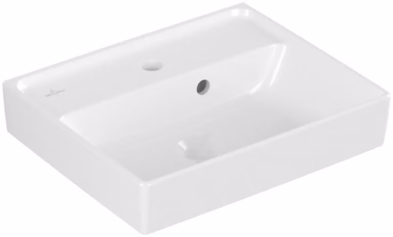 Villeroy & Boch Collaro lave-mains, 1 trou pour robinet, avec trop-plein, non rectifié, 450x370mm, 43344501, 43344501