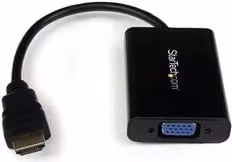 Convertitore video da HDMI a VGA con audio Startech.Com nero HD2VGAA2
