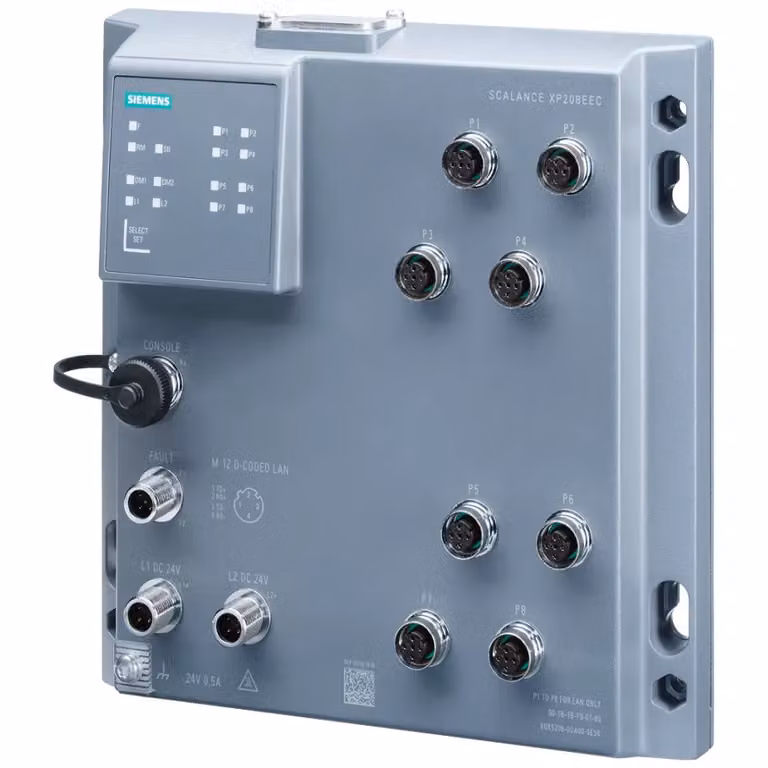 Siemens SIEM 6GK5208-0UA00-5ES6 SCALANCE XP208PoE EEC, switch IE gestito, 8 porte - Switch - 1 Gbps