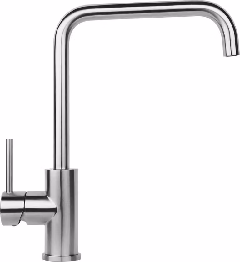Miscelatore monocomando Reginox Logan in acciaio inox spazzolato