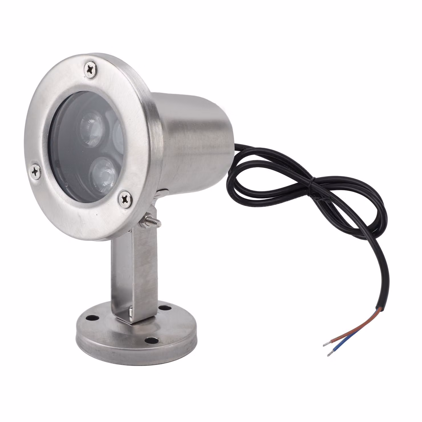 Faretto per laghetto, 3W, LED, acciaio inossidabile, IP68, impermeabile, a basso consumo energetico, faretto subacqueo per fontane, piscine, luce bianca pura