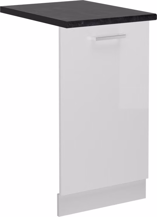 Pannello frontale Vicco R-Line Bianco lucido 45 cm , PL Antracite, Model 54907