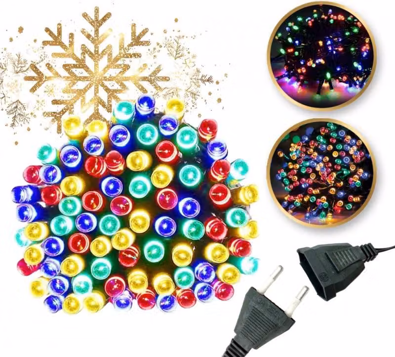 Catene luminose a LED multicolore 100 pezzi LAMP01MULTI
