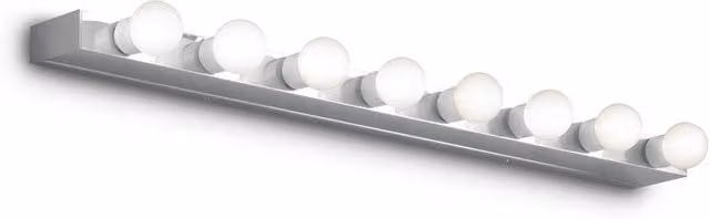 Applique Moderna Prive' IDEAL LUX in Metallo Cromo con 8 Luci E14