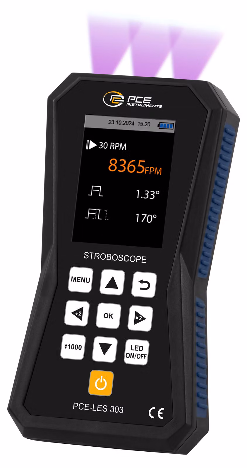 PCE Instruments, stroboscopio UV, modello PCE-LES 303UV-365