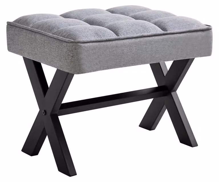 Piccolo poggiapiedi - 30,5 cm, blu-grigio