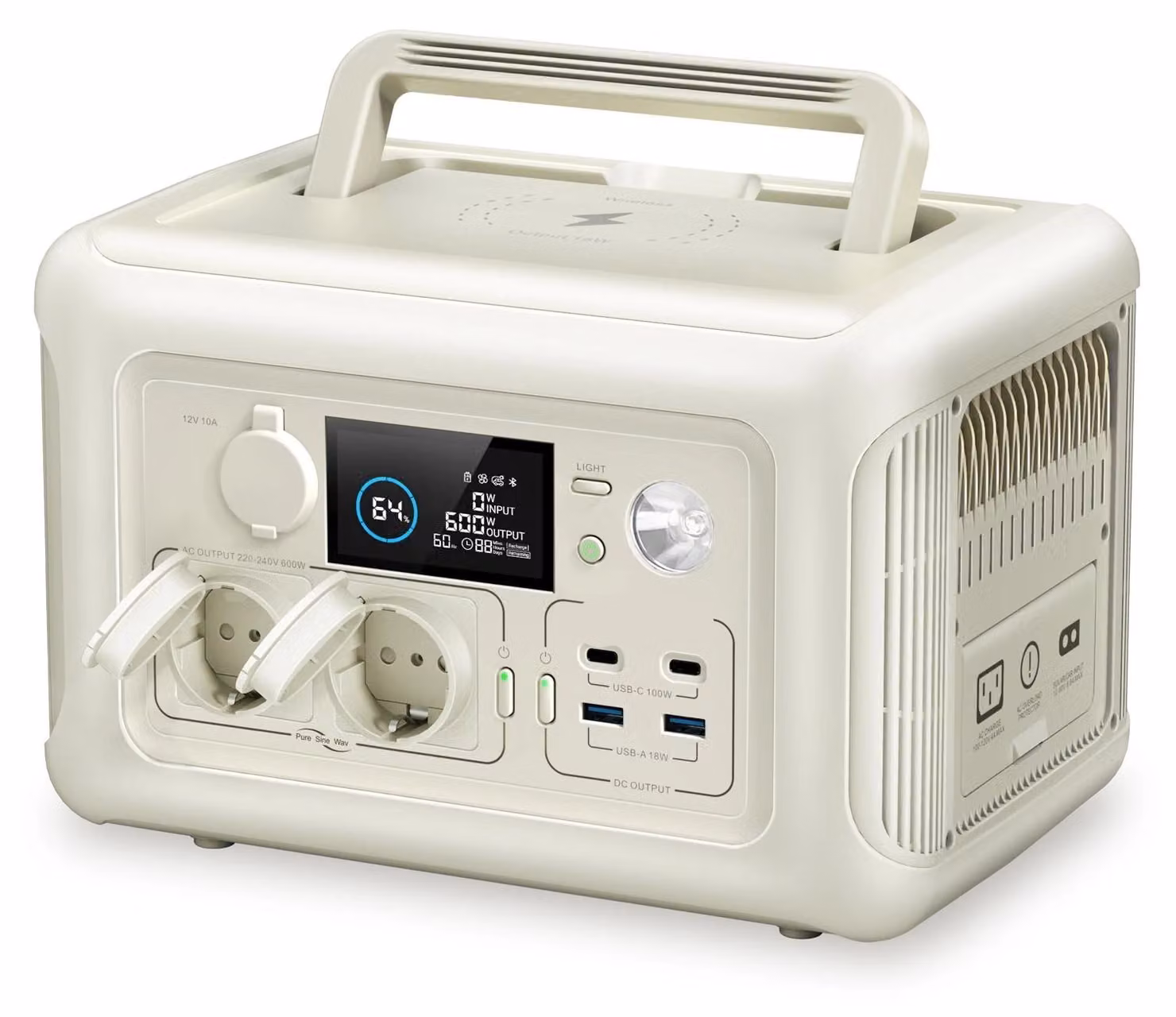 Centralina portatile - Power bank - Generatore di corrente - Generatore - Potenza di 600W - Generatori