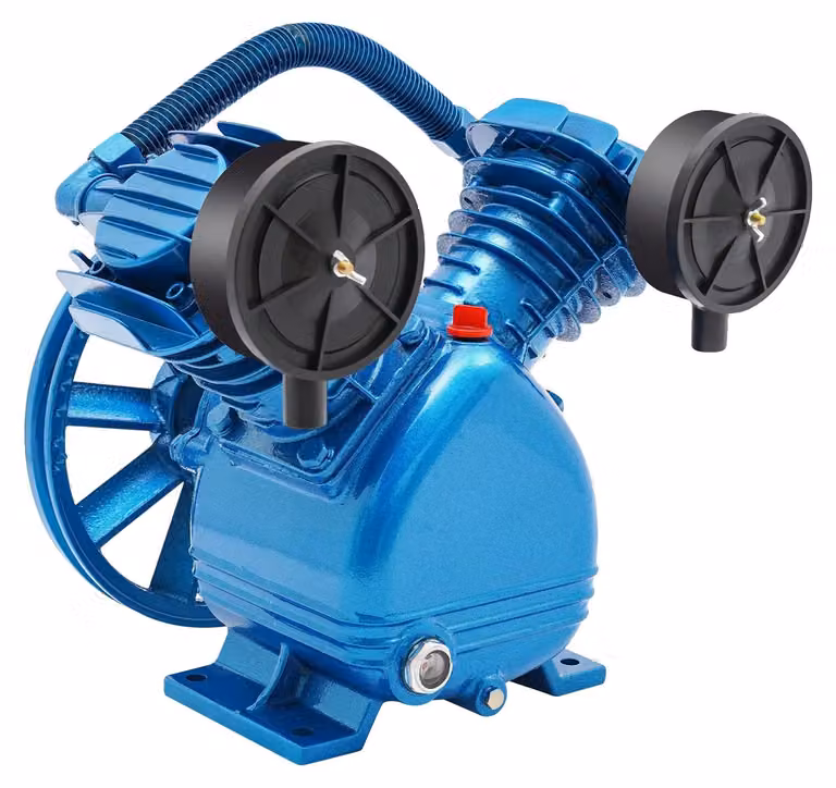 Compressore d'aria, 3 CV, funzionamento silenzioso, colore blu