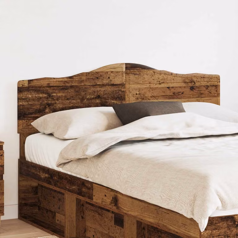 Testiera per letto vidaXL in legno ingegnerizzato stile minimalista, colore marrone