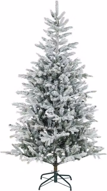 Albero di Natale Nevato Minimal Green Altezza: 180 cm