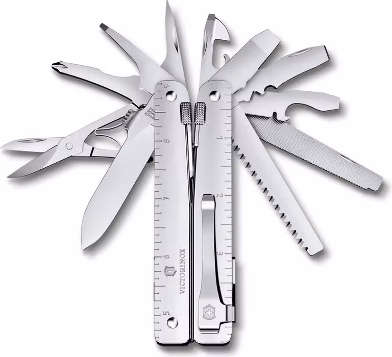Victorinox Swiss Tool MX Clip 3.0327.MKB1 Multitool argento