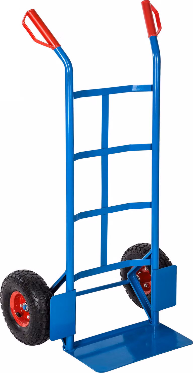 tectake® Carrello per sacchi con telaio in acciaio Portata 200 kg