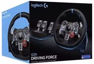 Logitech G29 Driving Force Volante e Pedaliera per PlayStation e PC, Nero e Blu – 2
