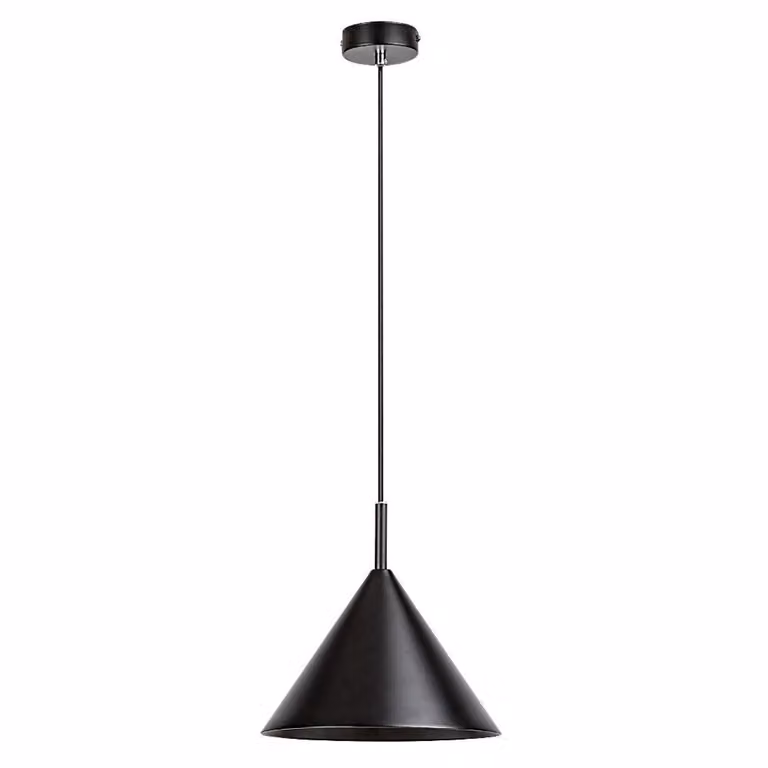 Rabalux 72007 Lampada a sospensione 1 spot FALSE, E27, nero, rotonda, industriale, ø250mm