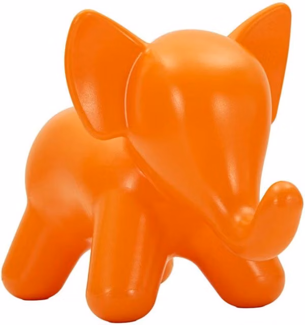 Sgabello Elephant Arancione cm 86x46x56