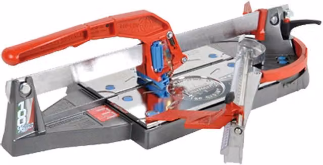 Tagliapiastrelle manuale Montolit Masterpiuma Evoluzione 63 P3 in acciaio rosso