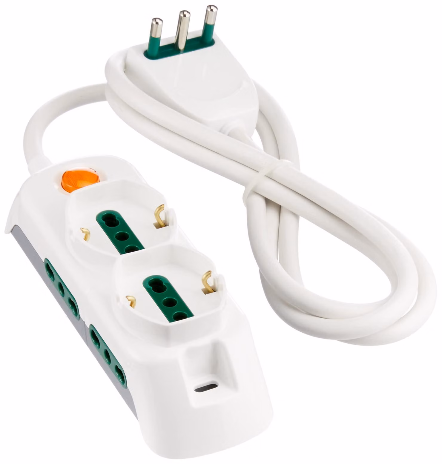 Vimar FP00521.C.B Spina universale, 4P17/11 e Spb17, bianco