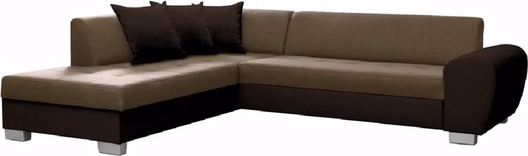 L-Form Sofa Designer Sofa mit Bettfunktion Bettkasten Schlafsofa Ecksofa Couch