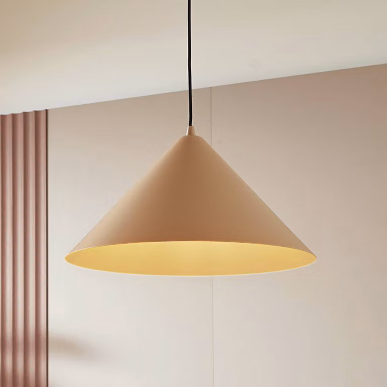 Lampada a sospensione Clarine Lindby, dimmerabile, Crema / Ambra, Soggiorno / Sala da pranzo, Metallo, Moderno, Lampada a sospensione