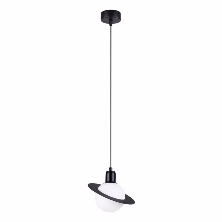 Lampada a sospensione HYPERION 1 nero 1xG9 8W acciaio 125x20x20cm Sollux Lighting