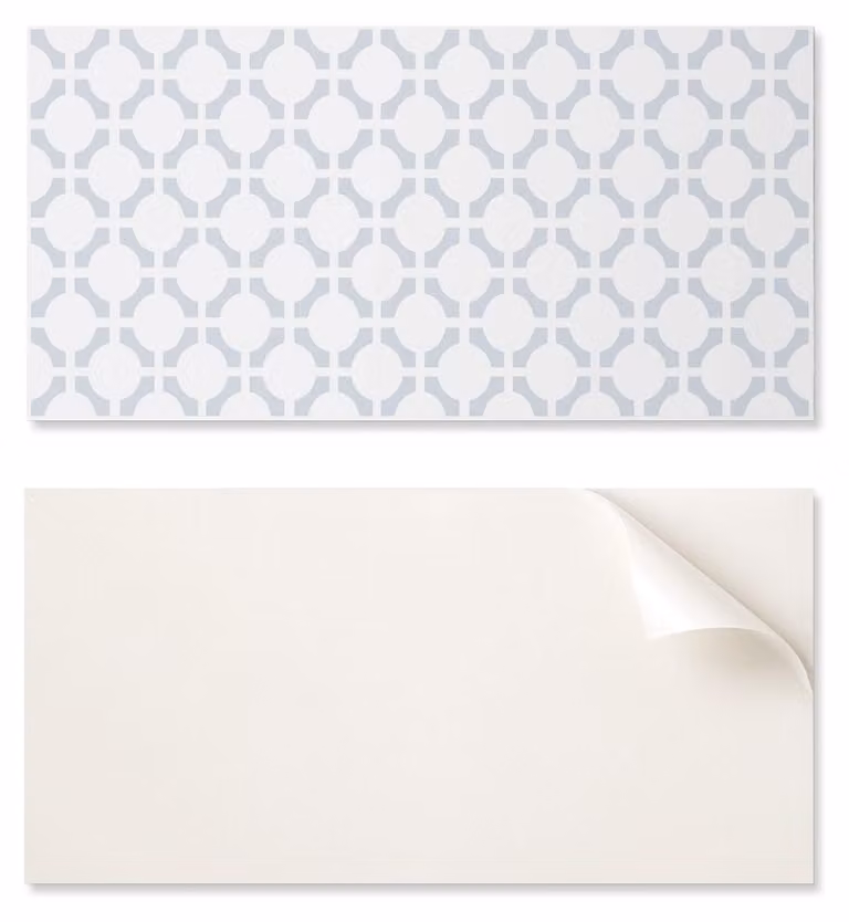 Pannello in vinile autoadesivo - decorazione per pareti da ufficio, dimensioni 100 x 50 cm, motivo geometrico con ovali