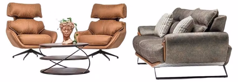 Sofaset Sofa-Set Sitzgruppe Couchgarnitur Polsterset Lounge Sofagarnitur 3+1+1