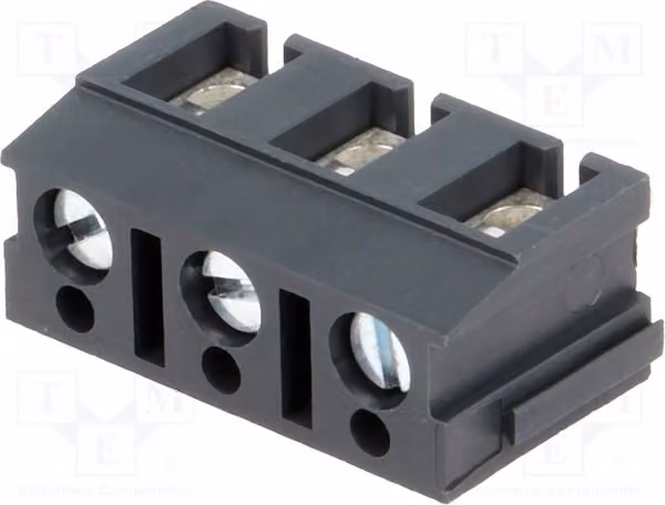 2 profilati di fissaggio per percorsi da 7,5 mm con angolo di 90°, modello: 3 AK110/3DS-7,5-V/GRIGIO