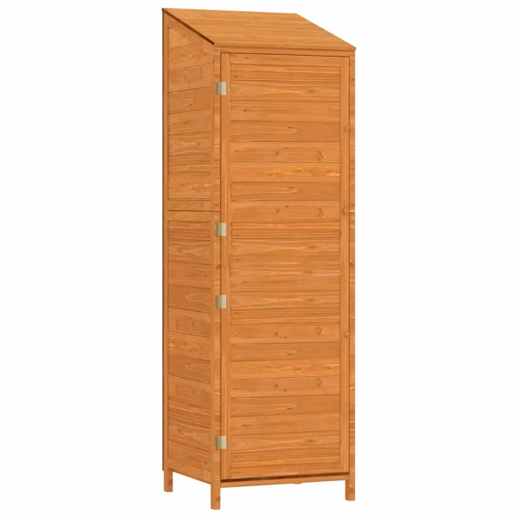 Capanno da Giardino vidaXL in Legno Massello di Abete Marrone L/P/H: 55 x 52 x 174,5 cm – 2
