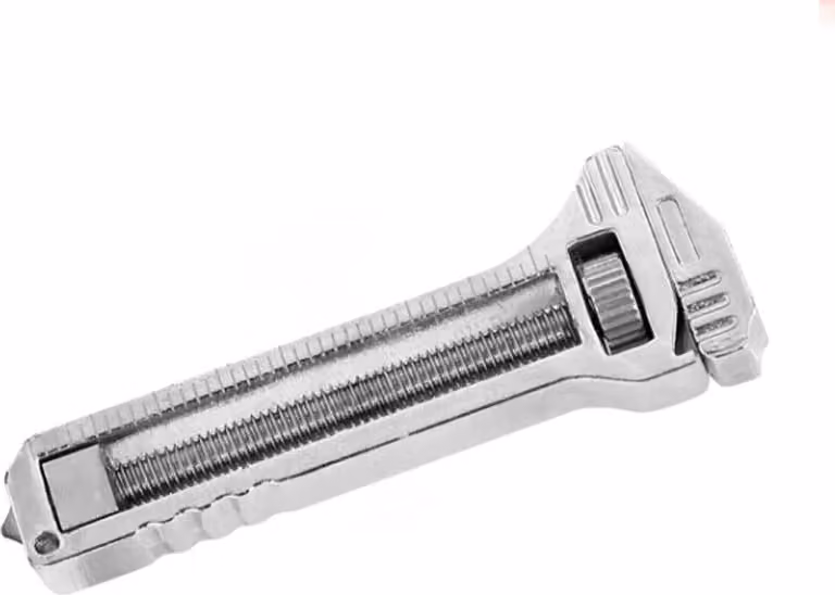 Multiutensile compatto Ti Mini Chiave regolabile apribottiglie estrattore di unghie Strumento multifunzionale portatile