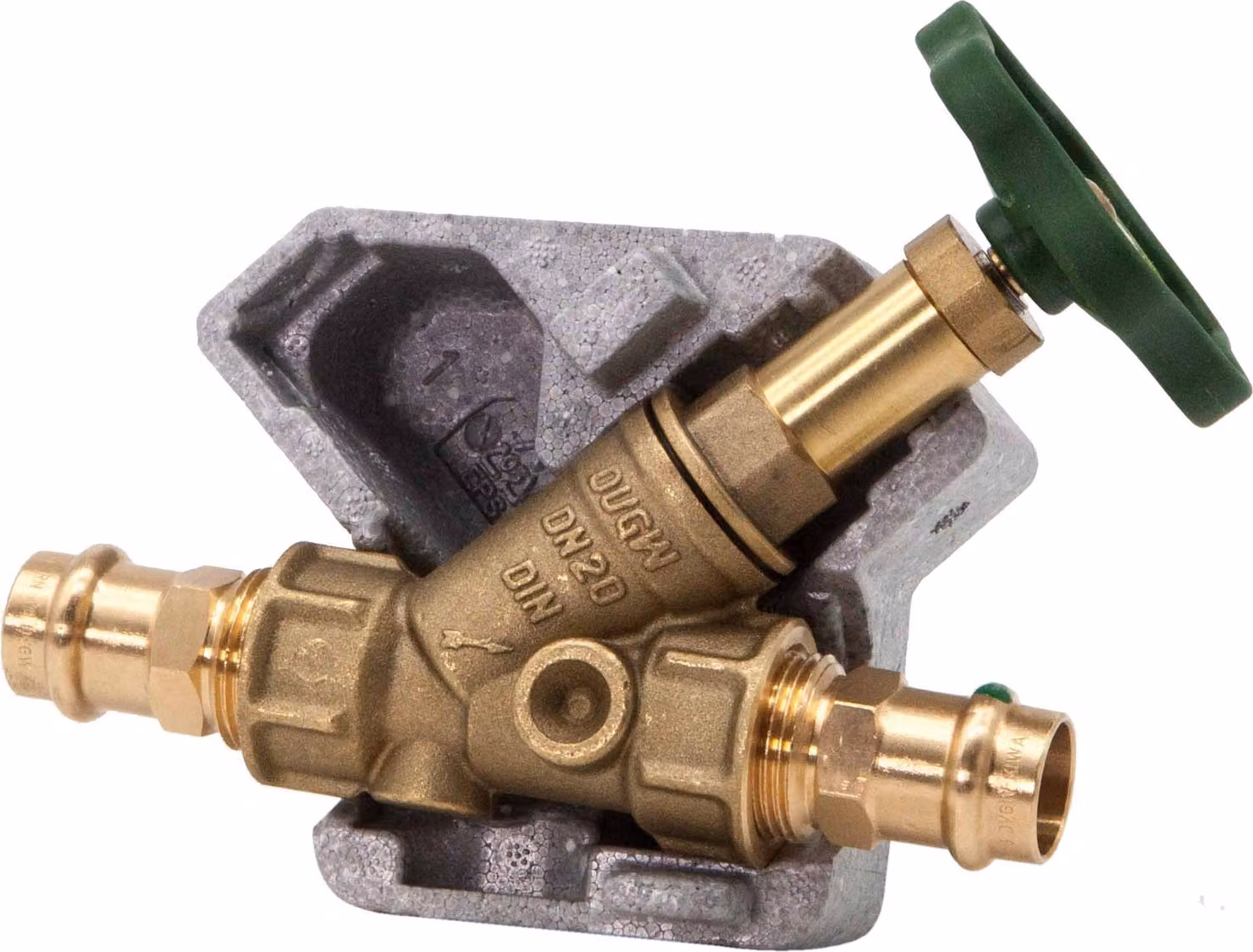 Valvola A Flusso Libero Js, Pressfitting, O.entl, Nst.sp, M.ds, Dn20, Pr18, Dvgw