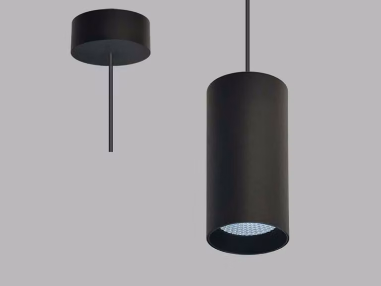 Apparecchio LED a sospensione LUKY CRI90 dimmerabile, Variante: nero, 3000 K, DALI