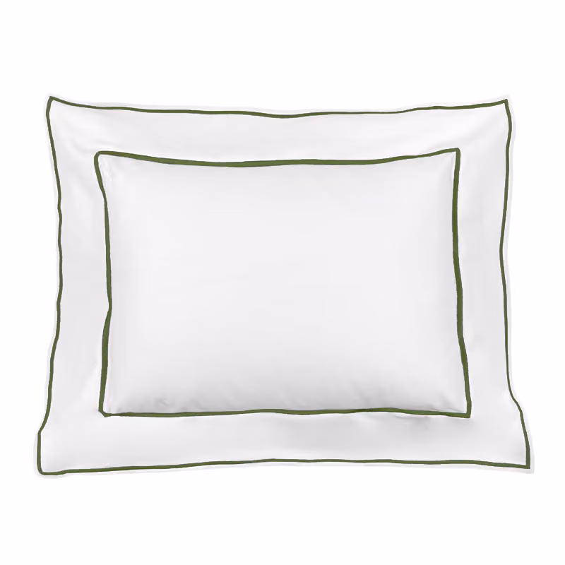 ISOLA Cuscino - Taglia: 40x30,Colore: ISOLA - BIANCO + VERDE BOSCO