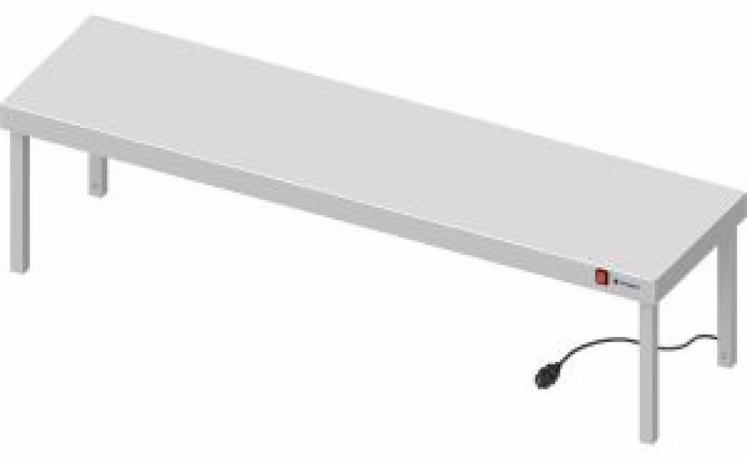 Ponte termico 1 piano 800x300x400 mm con radiatori infrarossi ceramici