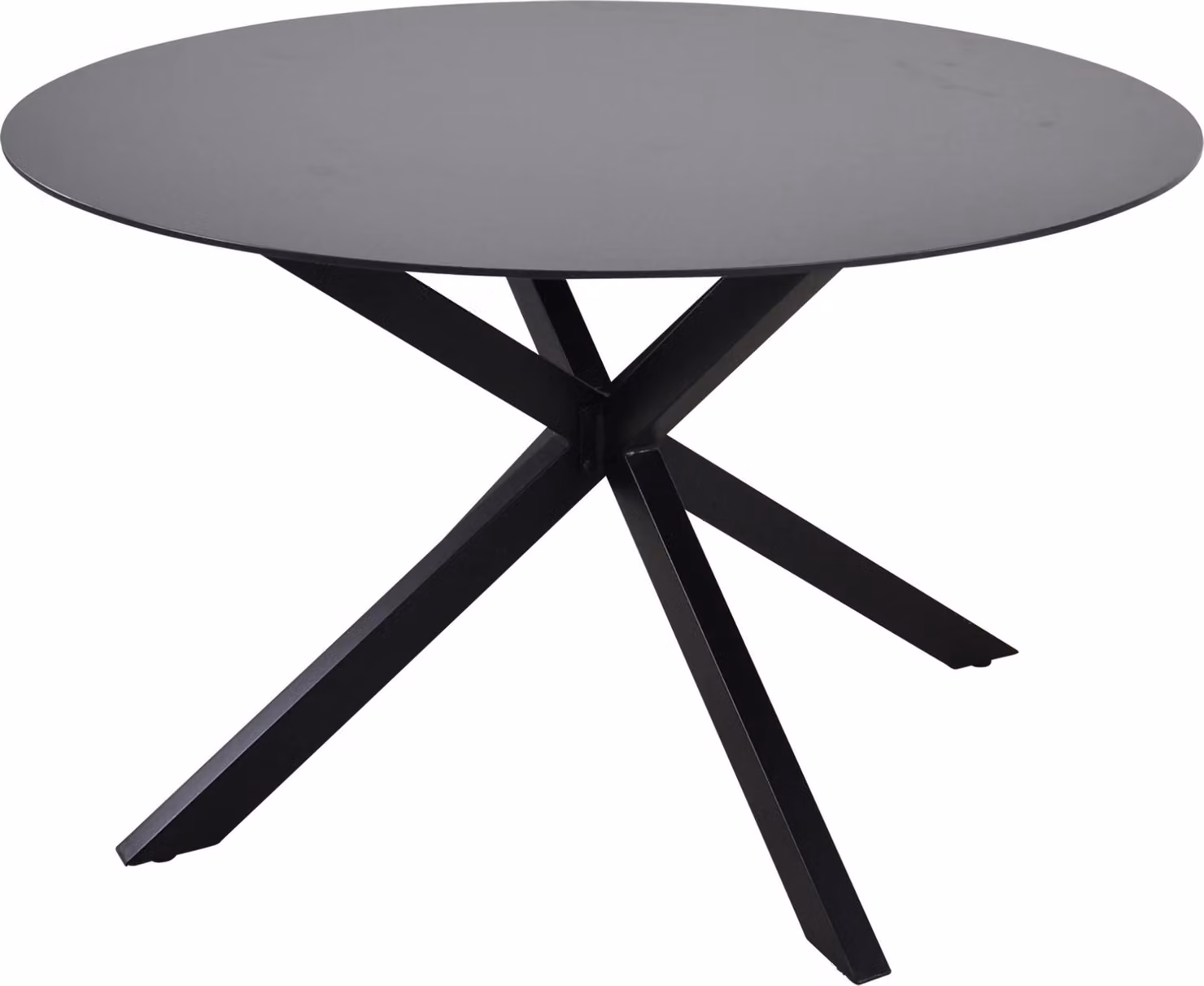 Tavolo - Rotondo - Ø120 cm - Alluminio - Vetro rivestito