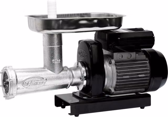 Tritacarne Elettrico HP 1 INOX SM22 Gruppo Palumbo in Acciaio Inox e Alluminio Argento