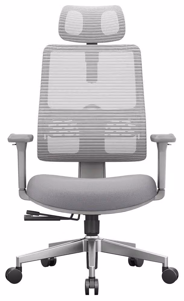 Sedia da ufficio ergonomica con supporto lombare dinamico e tessuto a rete traspirante per un comfort prolungato