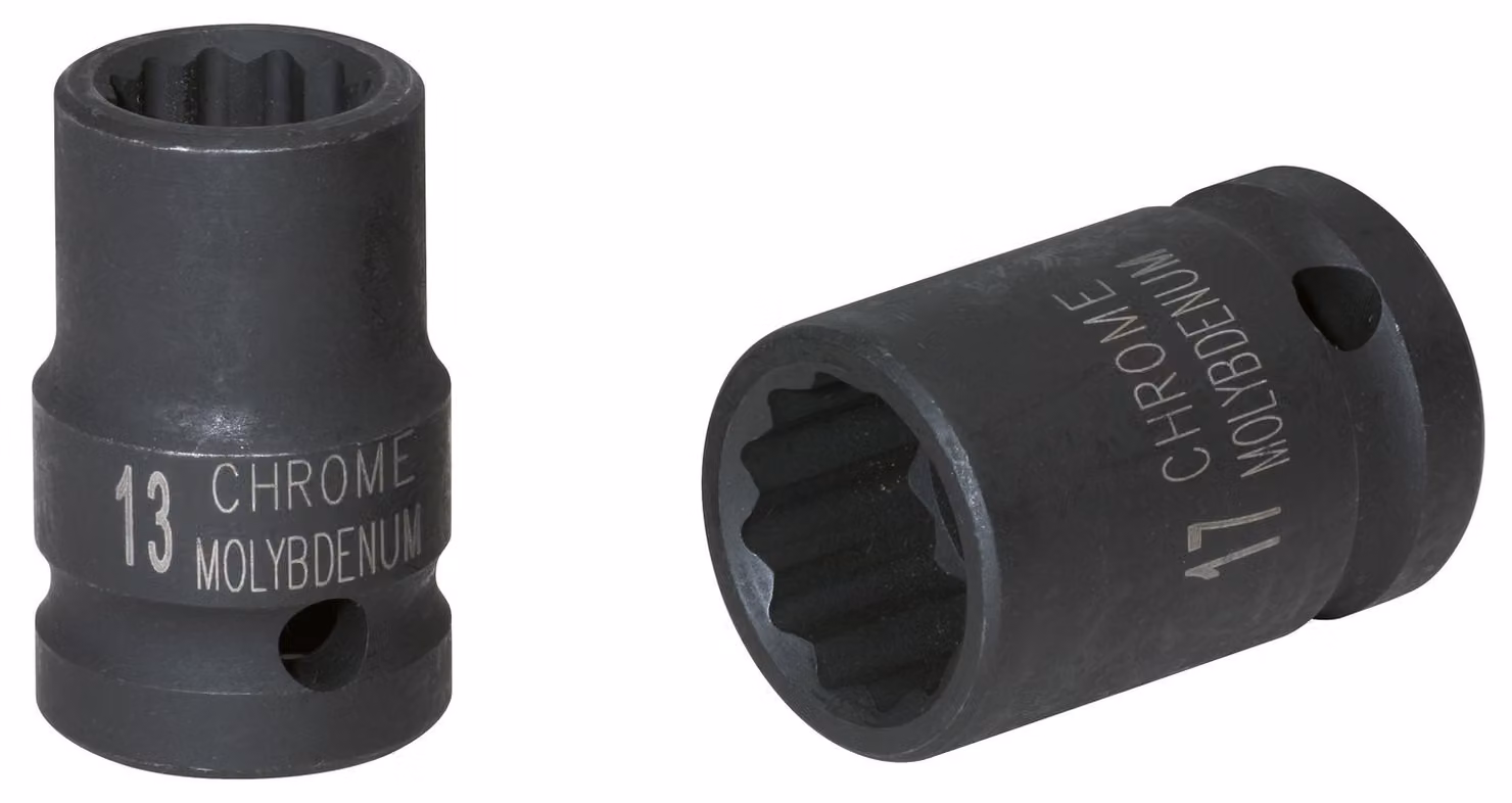 KS TOOLS Presa di corrente a 12 tagli da 3/8" corta 12 mm - 515.0962