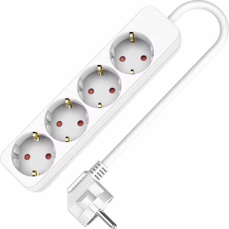 Presa di corrente a 4 vie Schuko 3m 250V 16A